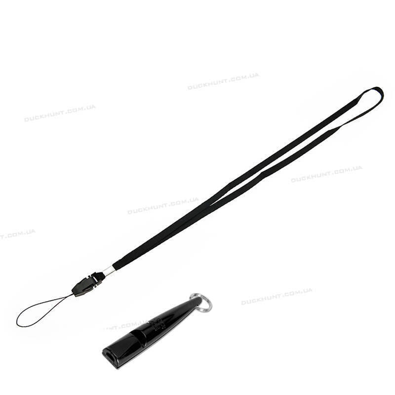 Підвіска для свистка 45 см. Колір чорний