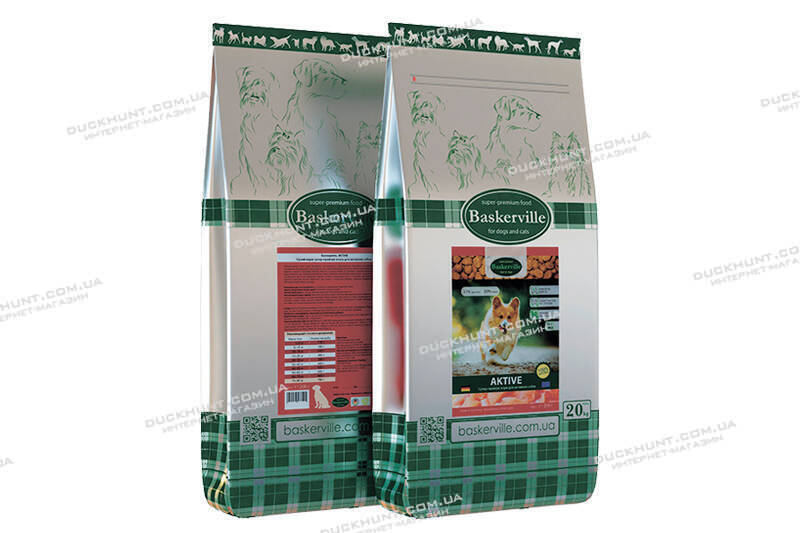 Baskerville Active 20 кг корм для активних собак