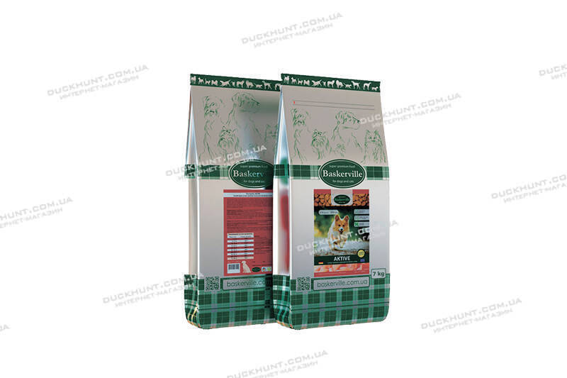 Baskerville Active 7,5 кг корм для активных собак