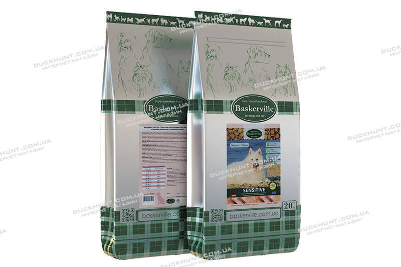 Baskerville Sensitive 20 кг для собак з чутливим травленням