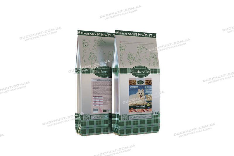 Baskerville Sensitive 7,5 кг для собак з чутливим травленням