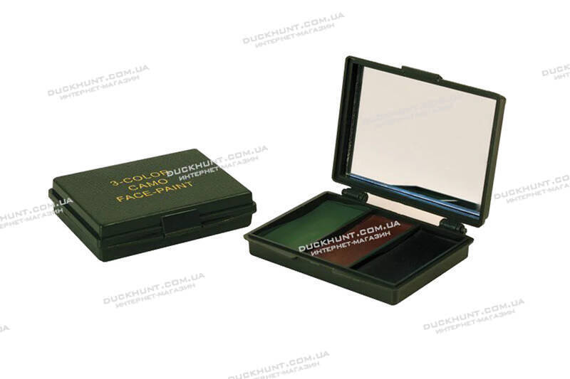 Фарба для обличчя 3 кольори із дзеркалом 3 Color Face Paint