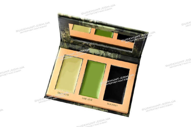 Фарба для обличчя 3 кольори Camouflage Face Paint 