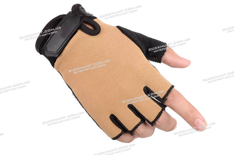 Рукавиці тактичні без пальців колір Coyote