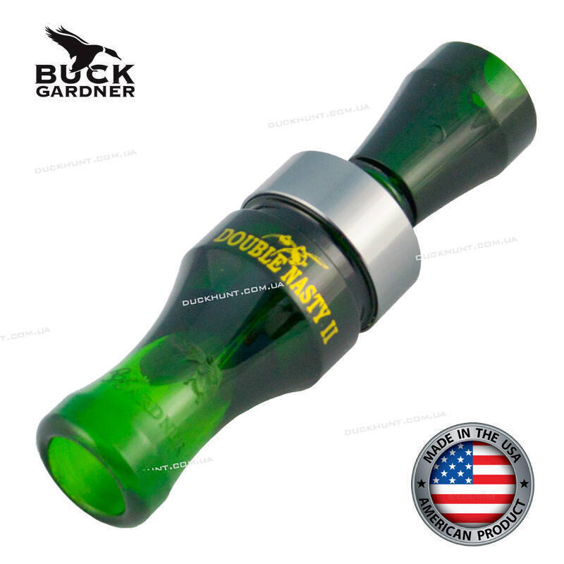 Манок на качку Buck Gardner Double Nasty, двоязичковий. Матеріал: полікарбонат