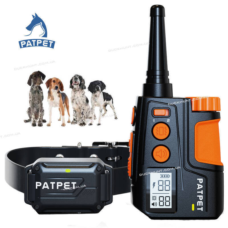 Електронашийник PatPet 642. Радіус дії до 600 м