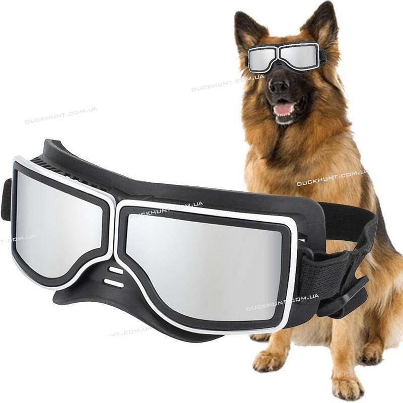 Сонцезахисні окуляри для собак середніх та великих порід, із захистом від ультрафіолету, водонепроникні, вітрозахисні, захист очей