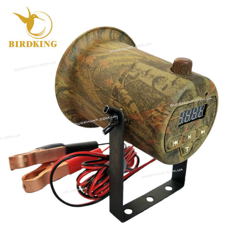 Электроманок Birdking BK1525 на 200 голосов. Таймер. Съёмный microSD. Мощность 50 Вт