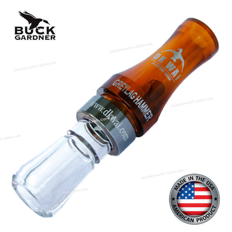 Манок на сірого гусака Greylag Hammer Goose Call. Матеріал: полікарбонат