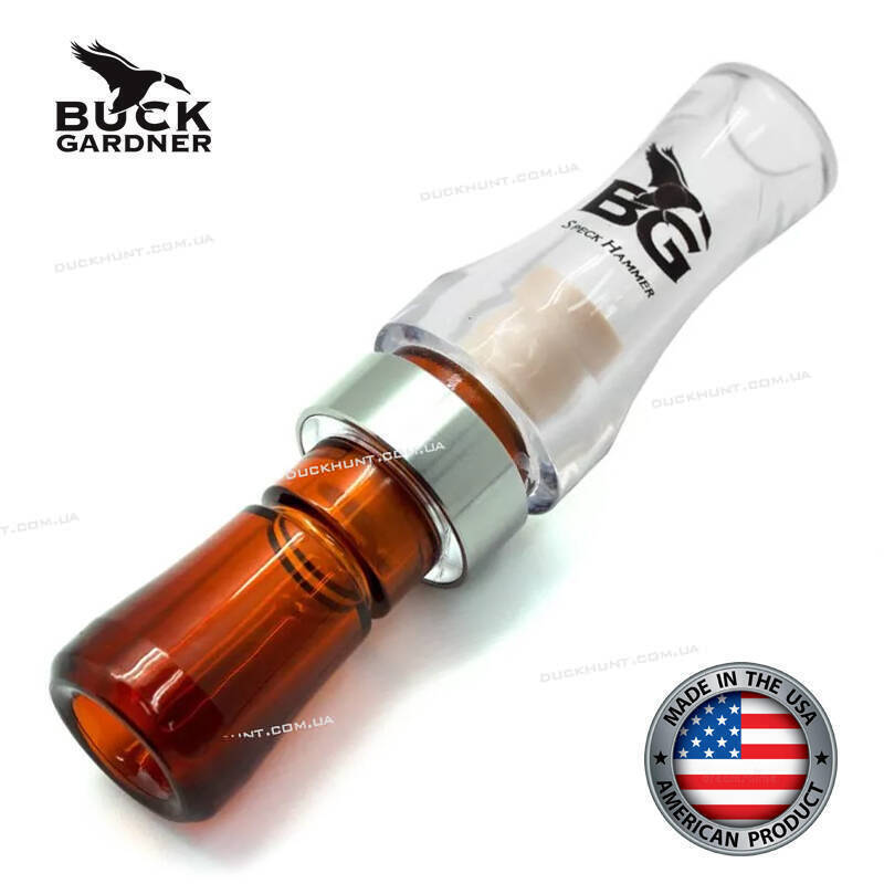 Манок на білолобого гусака Buck Gardner Speck Hammer. Матеріал: полікарбонат