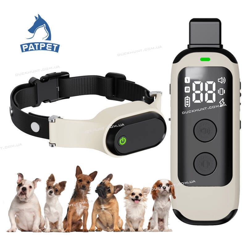 Електронашийник PatPet 681 для маленьких порід собак. Радіус дії до 600 м