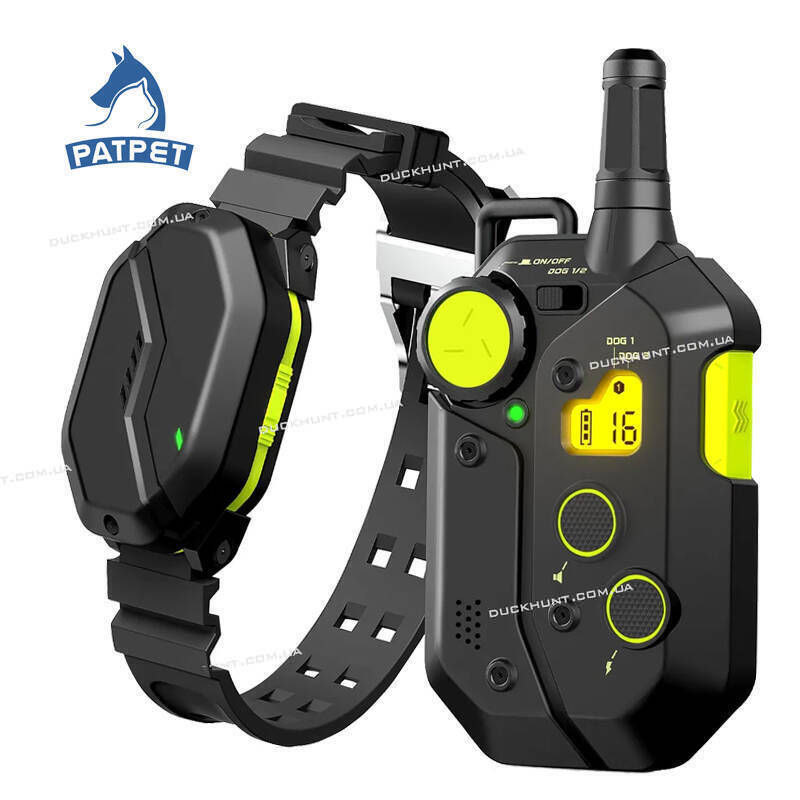 Електронашийник PatPet 910. Радіус дії до 900 м