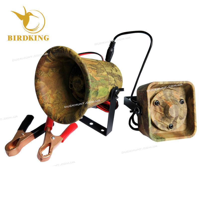 Электроманок Birdking BK1525B на 200 голосов c дополнительным динамиком 50 Bт.+50 Вт. Таймер. Съёмный microSD. 