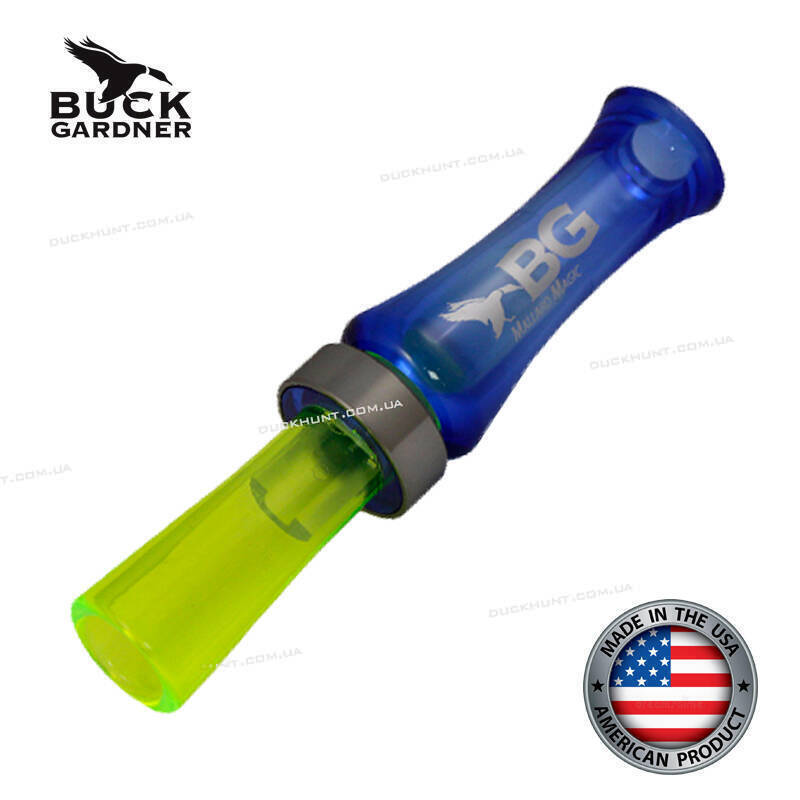 Манок на качку Buck Gardner Mallard Magic, двоязичковий. Матеріал: полікарбонат 