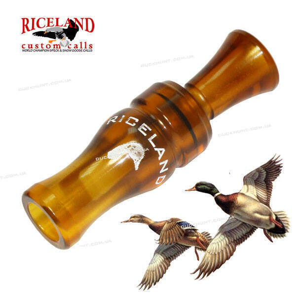 Манок на качку Riceland Custom Call Poly Duck Call. Ручна робота. Матеріал: поліуретан 
