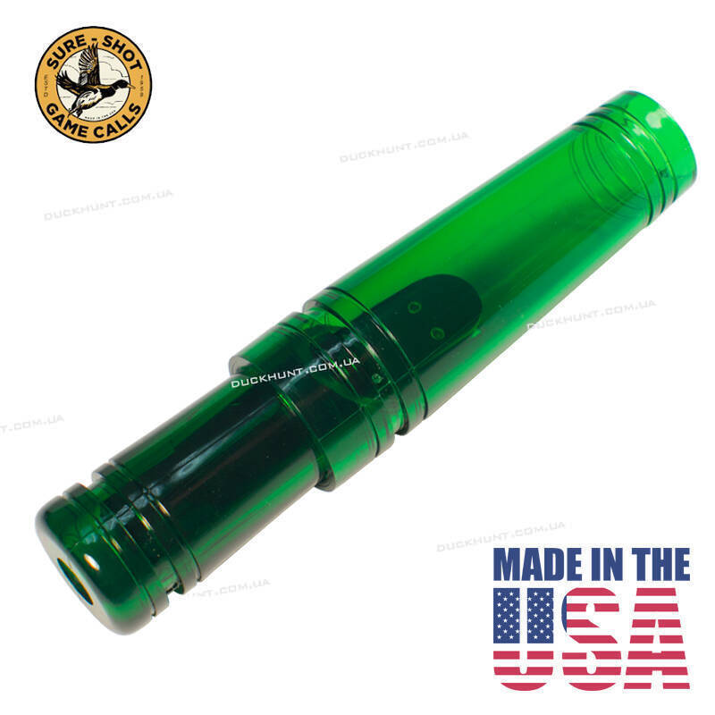 Манок на качку Sure-Shot Acrilic Duck Call, двухязичковий. Матеріал: акрил