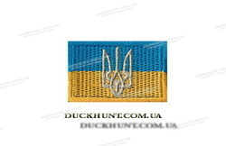 Нашивка Флаг с Трезубом фото