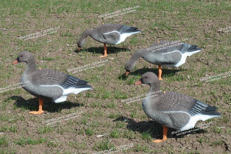 Чучела гусака гуменника SPORT PLAST LC950. Комплект 12 шт