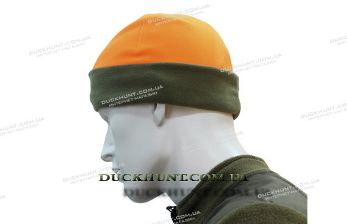 Шапка флісова LikeProfi олива-помар