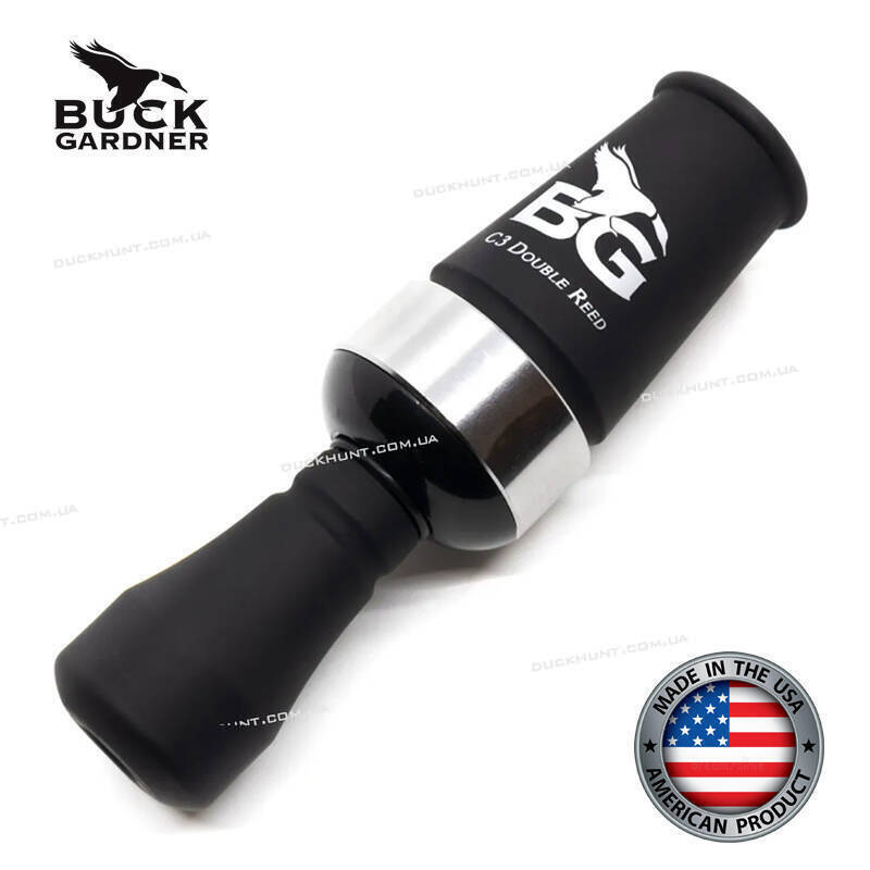 Манок на качку Buck Gardner C3 Double Reed, двоязичковий. Матеріал: полікарбонат